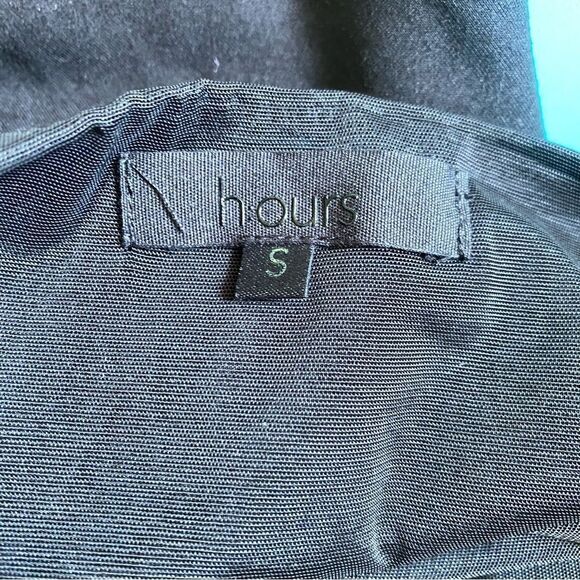 H:ours Amya black mini dress buckle straps bustier style body con Revolve Sz S - Picture 10 of 10